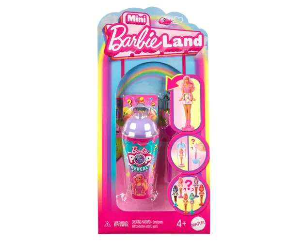 Papusa surpriza Barbie, Color Pop Reveal, Mini Barbieland, HYM26