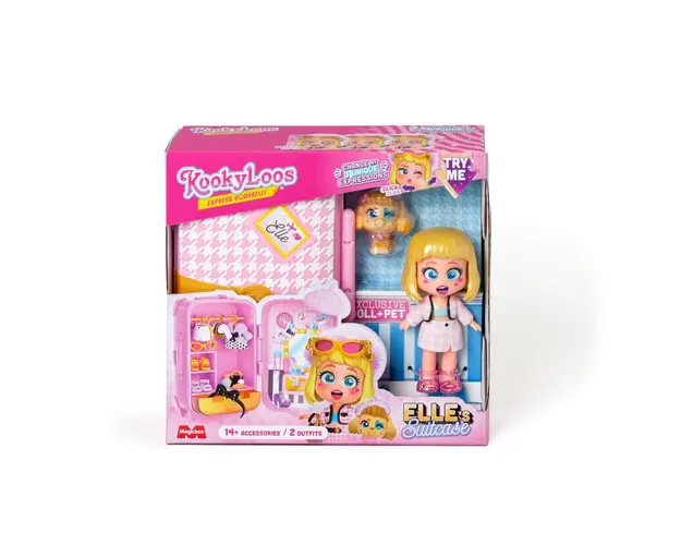 Papusa cu dulap si accesorii, Kookyloos, Elle