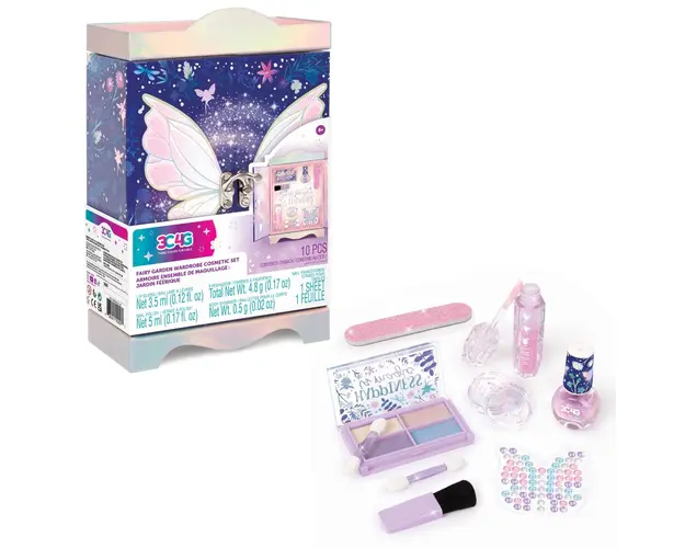 Set de cosmetice, 3C4G, Fairy Garden, 10 piese
