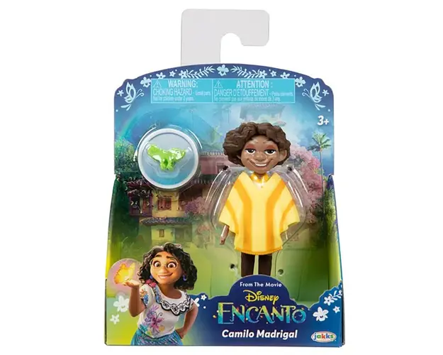 Papusa mini cu accesoriu, Disney Encanto, Camilo Madrigal, 8 cm