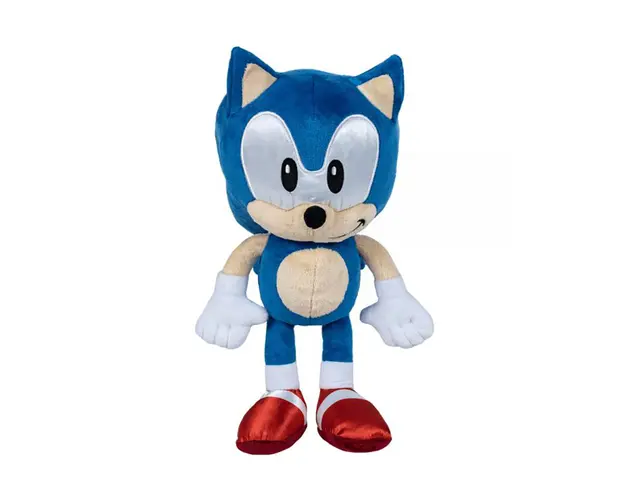 Jucarie din plus Sonic Hedgehog cu pantofi satinati, Play by Play, 28 cm