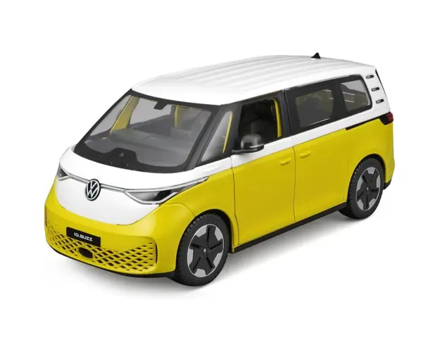 Masinuta metalica, Maisto, Volkswagen ID Buzz, Galben, 1:24