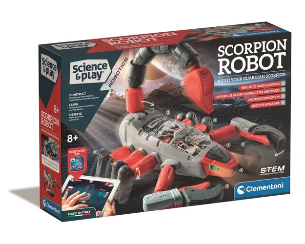 Kit de constructie Clementoni, Robot Scorpion