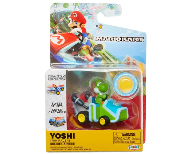 Figurina cu masinuta, Mario Kart, Dinozaurul Yoshi