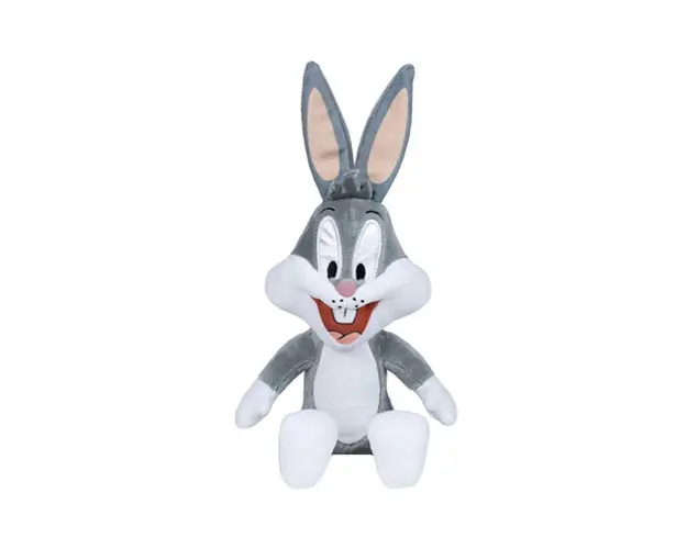 Jucarie din plus Bugs Bunny Sitting, Looney Tunes, Play by Play, 34 cm