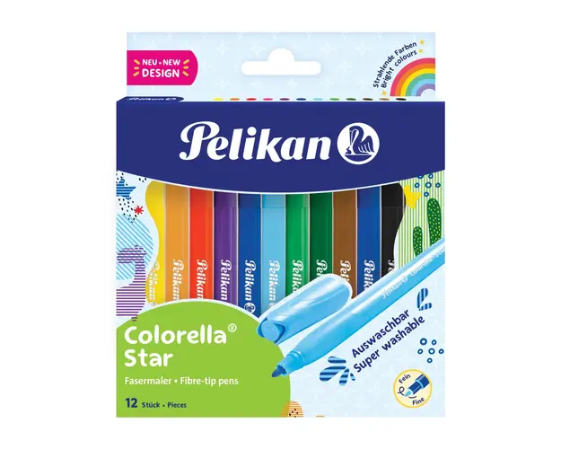 Set 12 carioci Colorella Star, Herlitz, C302