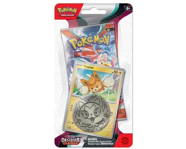 Set 11 carti de joc, Pokemon, Checklane Obsidian Flames, SV03