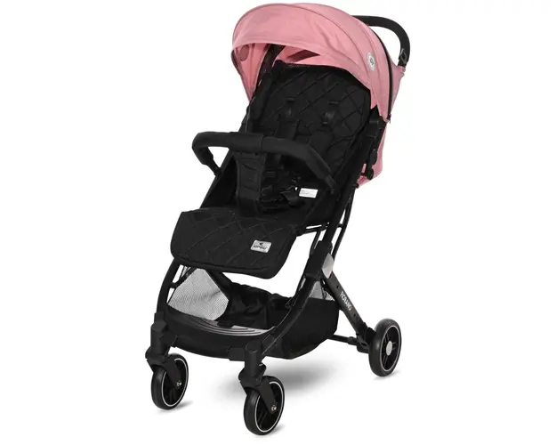 Carucior pentru nou-nascut Lorelli Fiorano, husa de picioare inclusa, Rose Quartz
