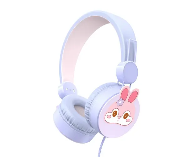 Casti audio cu urechi de iepuras si microfon incorporat, Noriel On-Ear