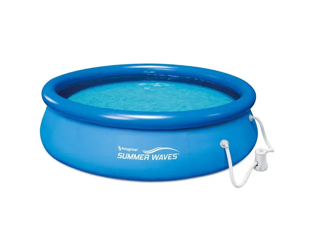 Piscina cu inel gonflabil cu pompa de filtrare Summer Waves Quick, 305 x 76 cm