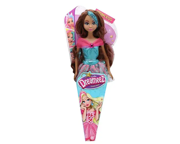 Papusa printesa par brunet si rochie roz, Dreameez