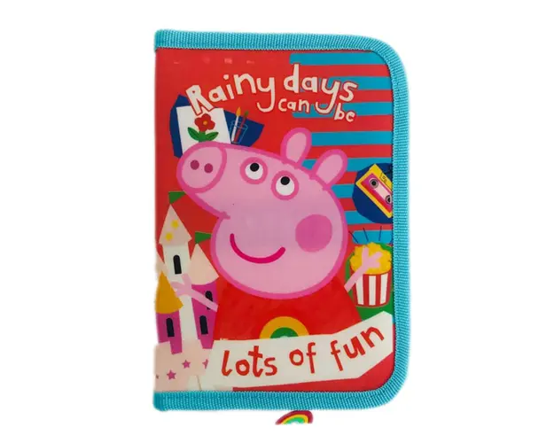 Penar Peppa Pig cu fermoar si 2 flapsuri