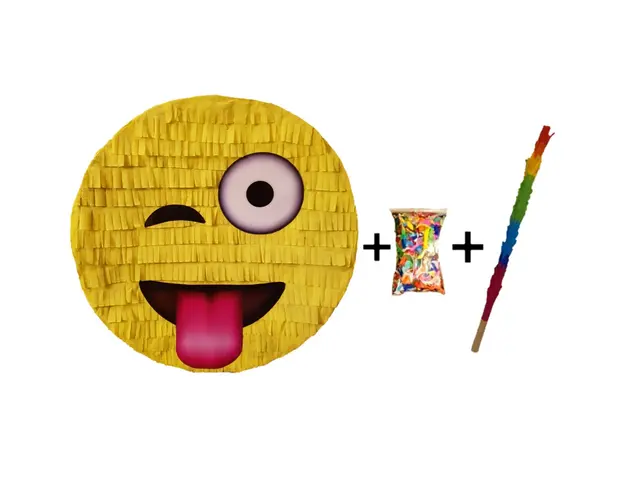 Pinata cu bat si confetti Emoji Zurliu, PinaStar