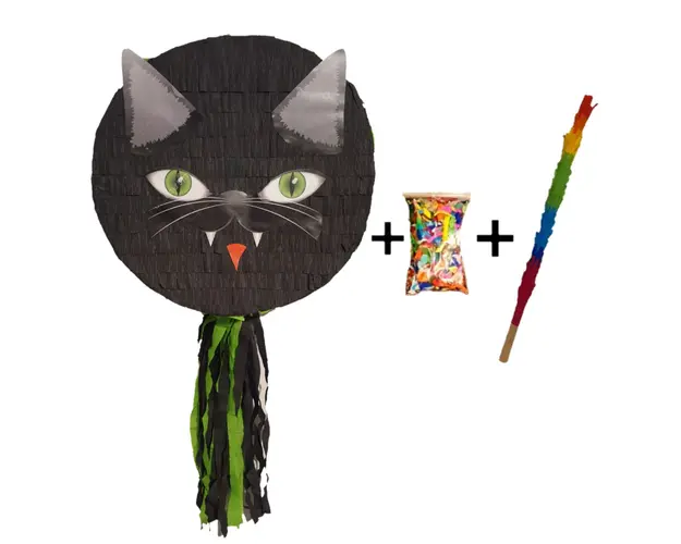 Pinata cu bat si confetti Pisica Malefica, PinaStar