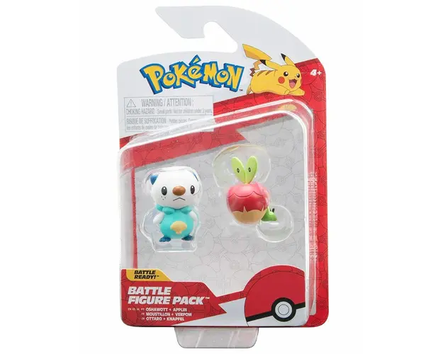 Set Figurine articulate Pokemon S2, Oshawott si Applin