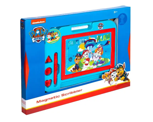 Tabla magnetica pentru desen cu stilou si 3 forme, Paw Patrol