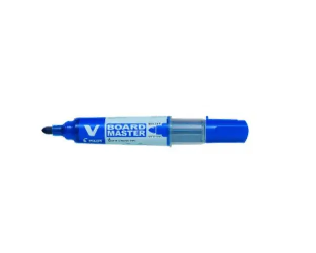Marker pentru tabla, Pilot, Medium, Bullet, VBoard Master, Albastru