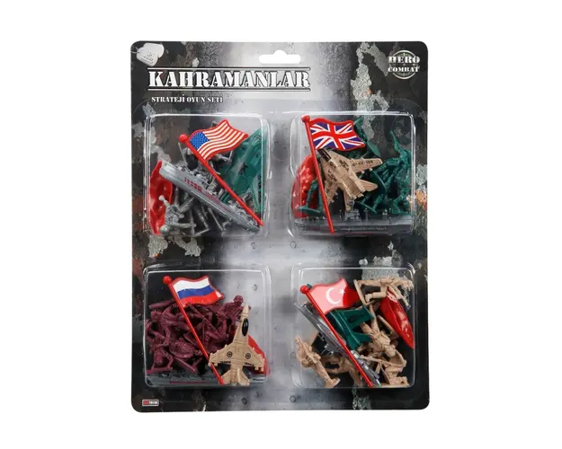 Set de joaca cu accesorii militare, Hero Combat, 4 modele