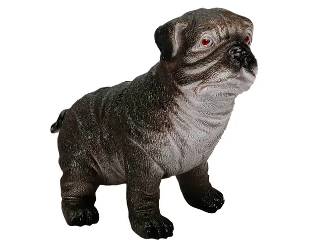 Figurina cu sunet realist, Bulldog, Crazoo, 24 cm