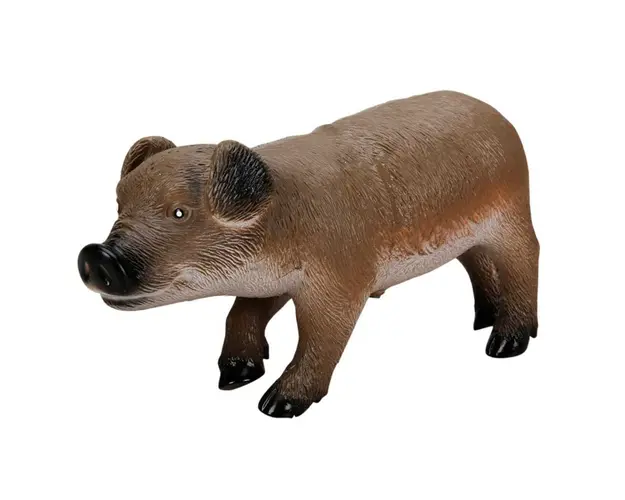 Figurina cu sunet realist, Porc, Crazoo, 24 cm