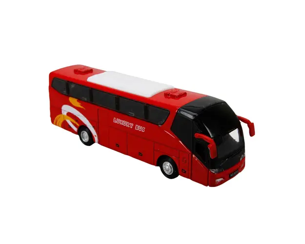 Autocar cu Lumini si Sunete, Maxx Wheels, Rosu, 16 Cm
