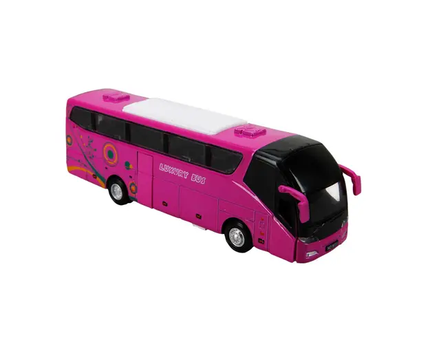 Autocar cu Lumini si Sunete, Maxx Wheels, Roz, 16 Cm