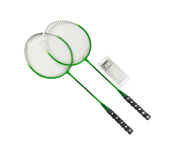 Set Badminton cu 2 rachete si 3 fluturasi, Rising Sports