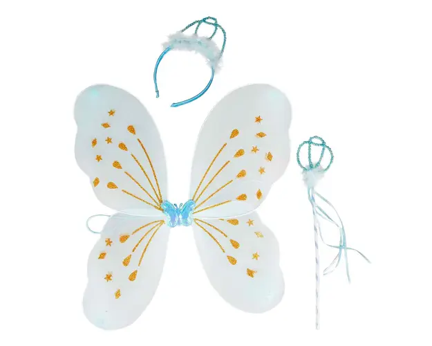 Set aripi de fluture cu accesorii, Pretty Pinky