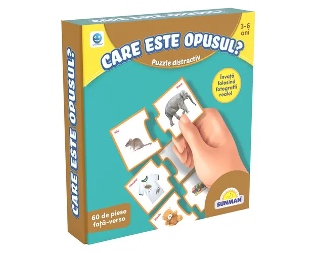 Puzzle Smile Games, Sa invatam opozitiile, 60 piese