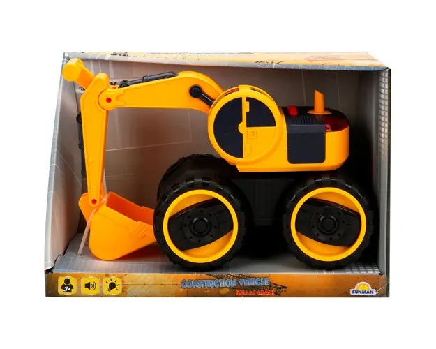 Excavator cu lumini si sunete, Maxx Wheels