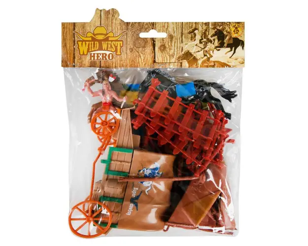 Set de joaca, Cowboy si accesorii, Wild West Hero
