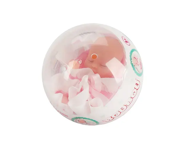 Papusa bebelus, Boubou, 12 cm, Roz