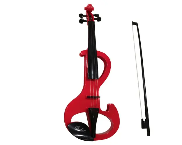 Vioara electrica, Eccho, 43 cm, Rosu