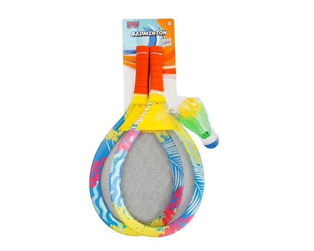 Set 2 rachete badminton minge si fluturas, Rising Sports