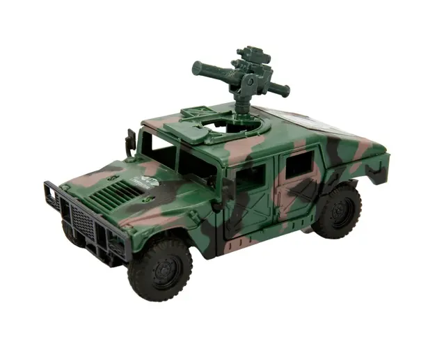 Vehicul militar Jeep cu pusca, Sunman, 13 cm