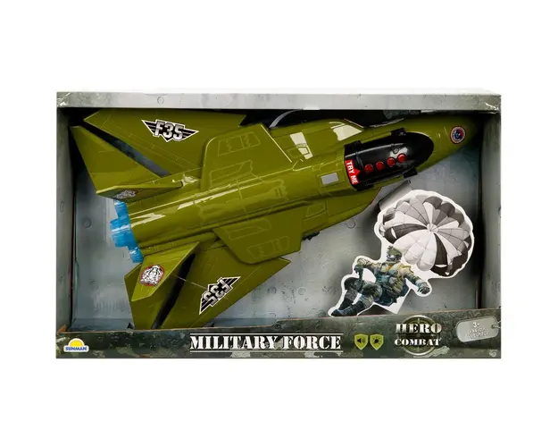 Avion F35 cu lumini si sunete, Hero Combat, 50 cm