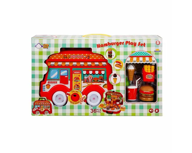 Set de joaca, Little Chef, Caravana Hamburgerilor
