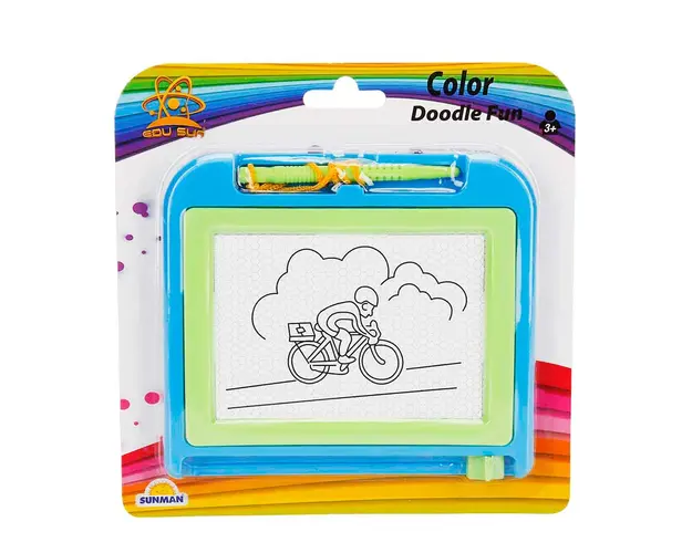 Tabla magnetica pentru desen Edu Sun, Color Doodle Fun, Albastru