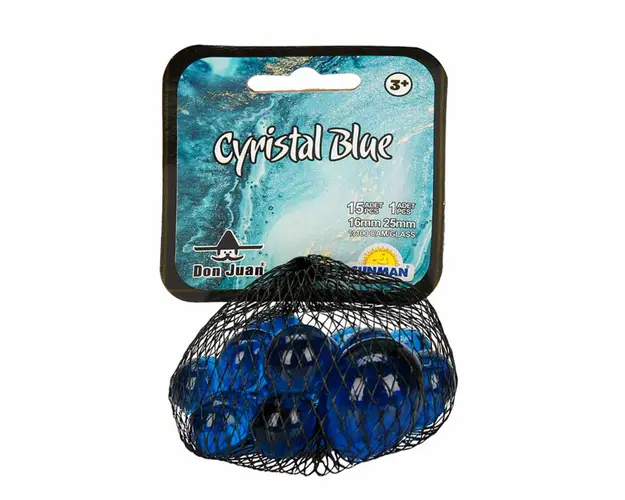 Bile din Sticla, Don Juan, Marble Crystal Blue 
