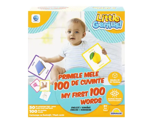 Joc de memorie, Primele mele 100 de cuvinte, Smile Games, 50 piese