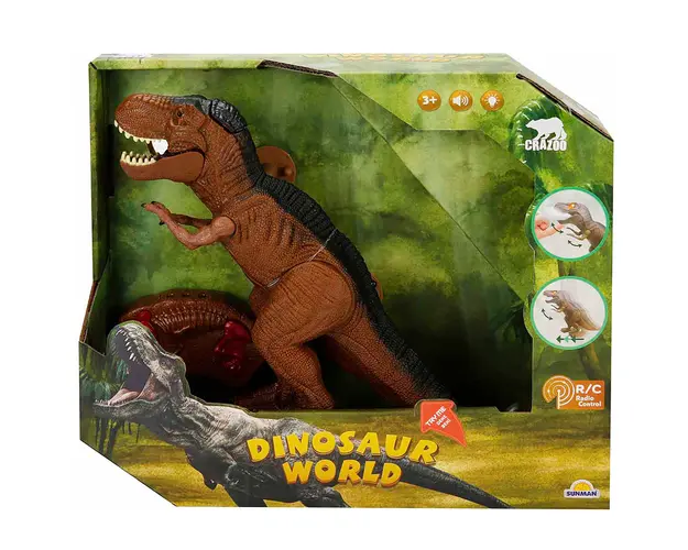 Figurina interactiva, Dinozaur cu telecomanda, Crazoo