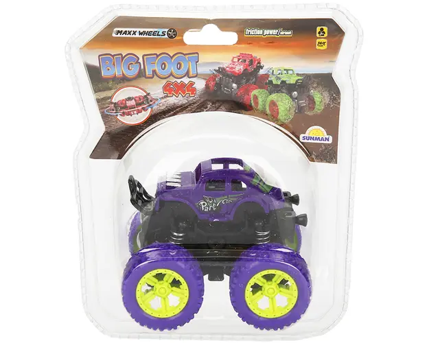 Masina Big Foot, Tractiune 4x4, Maxx Wheels, 1:36, Mov