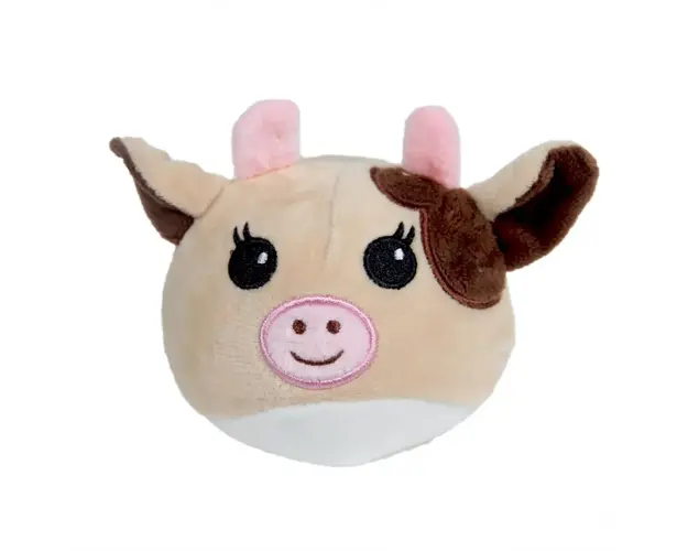 Jucarie de plus, Puffy Friends, Vaca, 10 cm