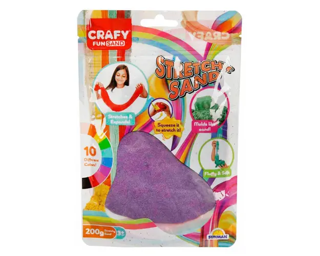 Nisip Kinetic, Crafy, 200 g, Mov