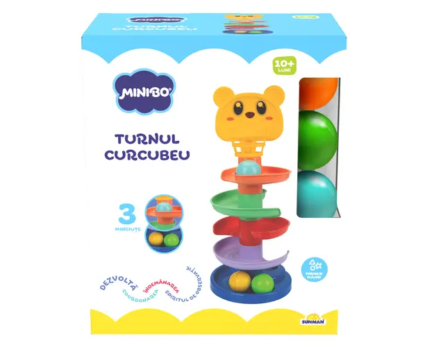 Jucarie bebelusi, Minibo, Turnul curcubeu