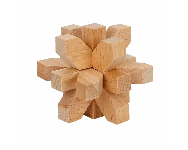 Puzzle 3D din lemn, Woody, Cub Burr