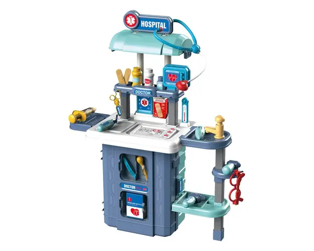 Set de joaca 3 in 1, Junior Doc, Spital mobil