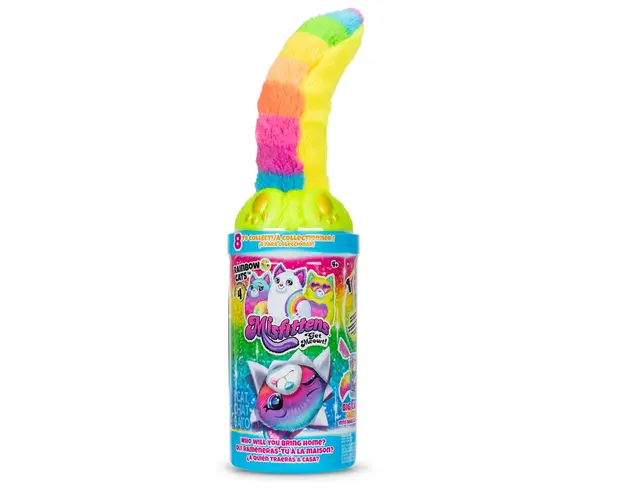 Jucarie de plus surpriza, Misfittens, Rainbow Cat, W4