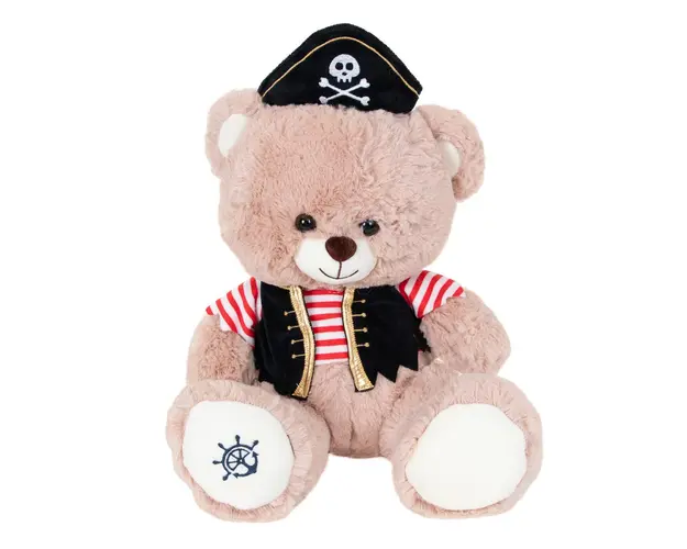 Ursulet de plus in costum de pirat, Puffy Friends, 32 cm