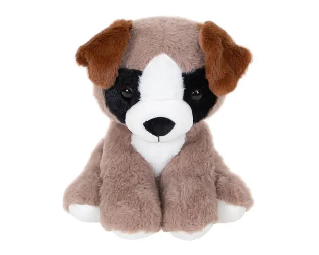 Jucarie de plus, Puffy Friends, Catelus, Gri, 32 cm